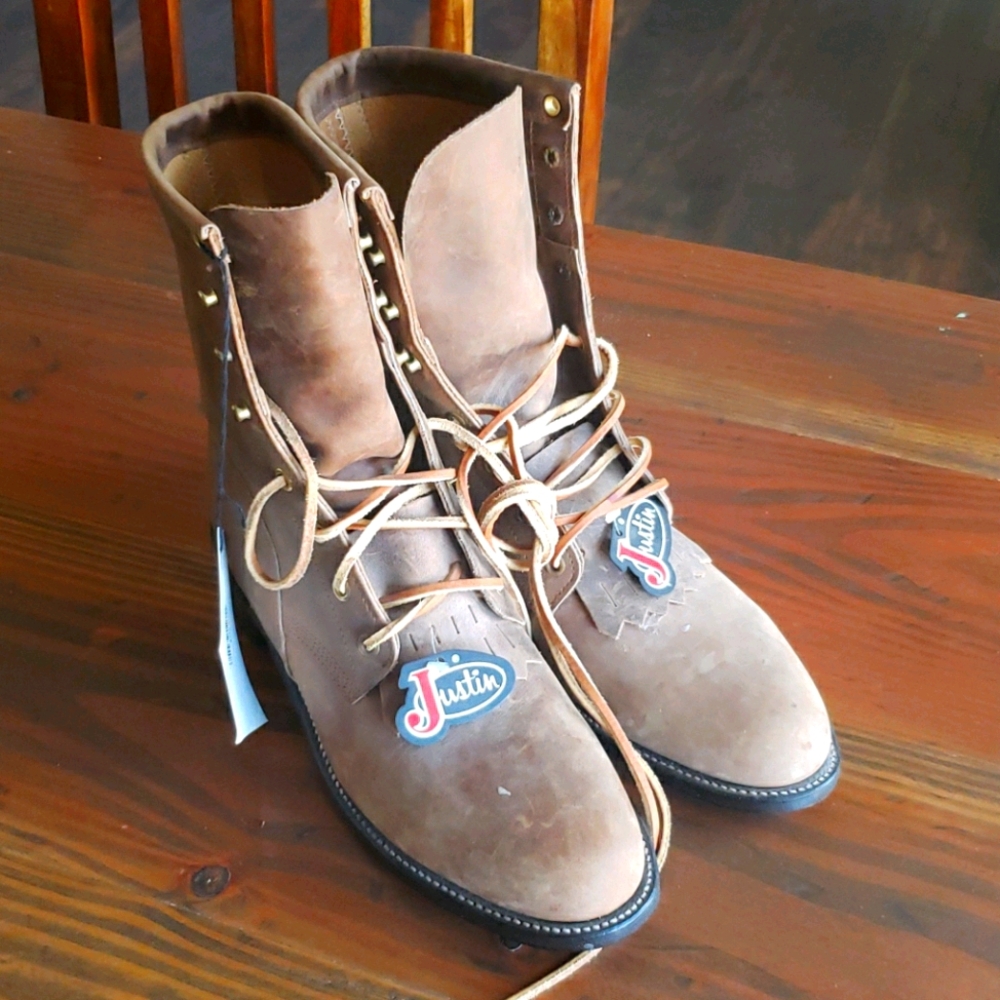 Justin steel toe boots